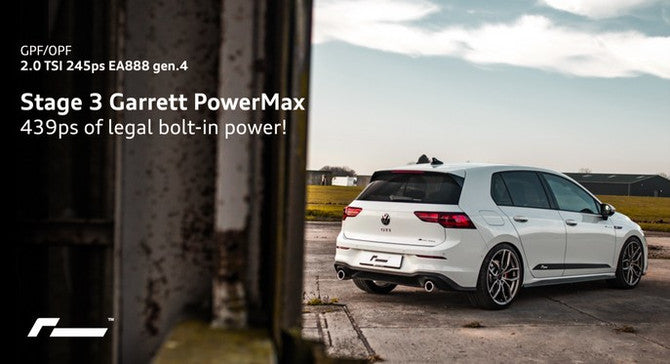 RacingLine / Garrett Powermax Emissions Compliant Stage 3 Upgrade Package for EA888 Gen4 '245ps' MQB Evo Vehicles