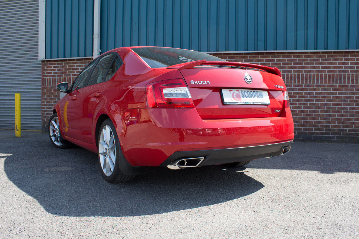 Scorpion cat-back system Skoda Octavia vRS 2.0 Tsi 2013 - 2018