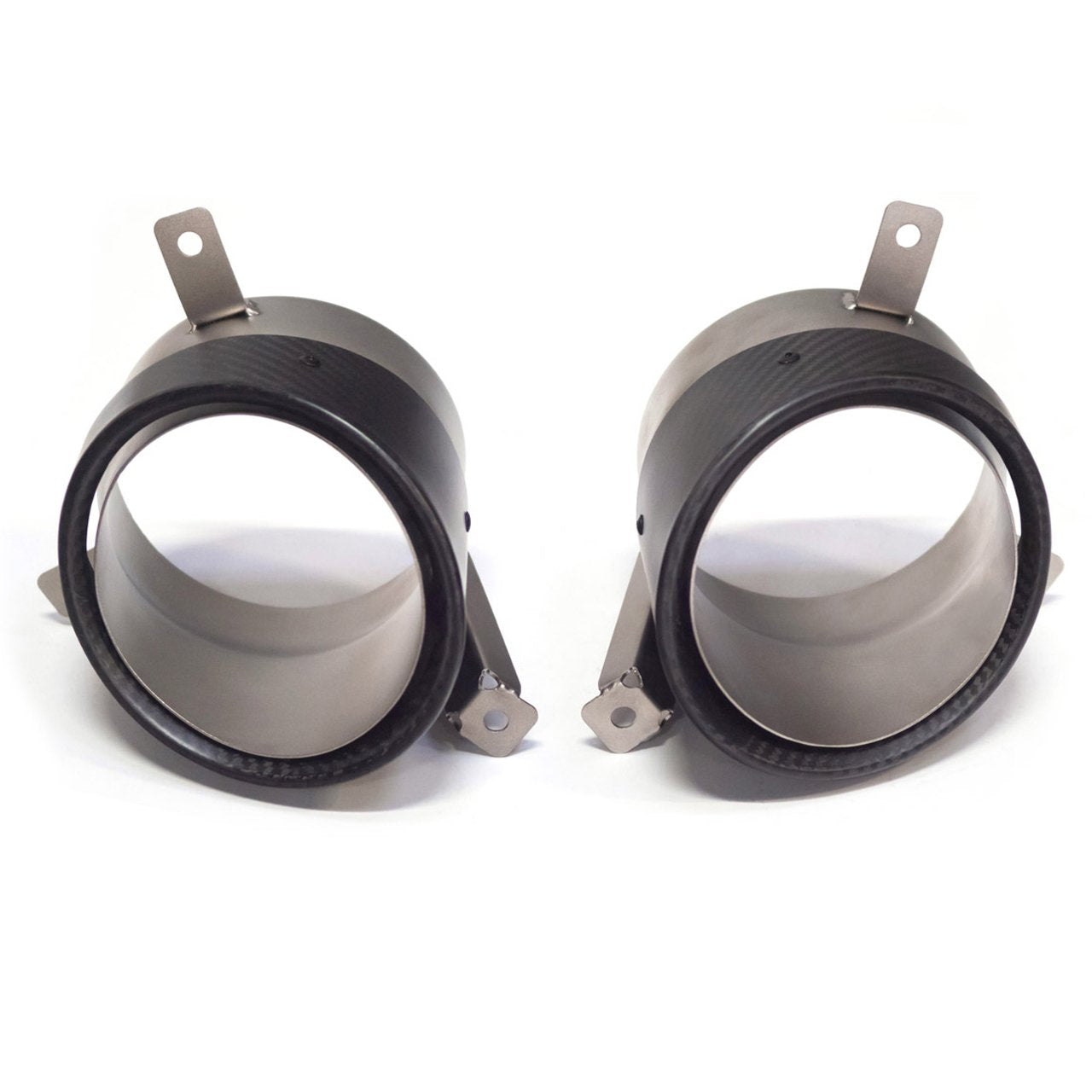Audi R8 5.2 V10 Carbon Fibre Exhaust Tip Set - TP114 Tailpipe