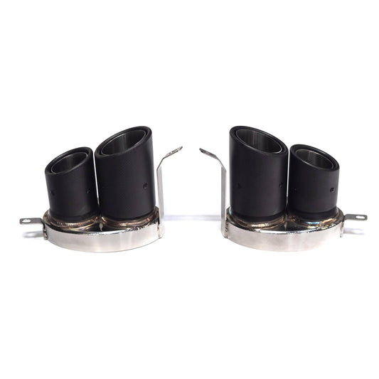 Audi R8 4.2 V8 Carbon Fibre Exhaust Tip Set - TP112 Tailpipe