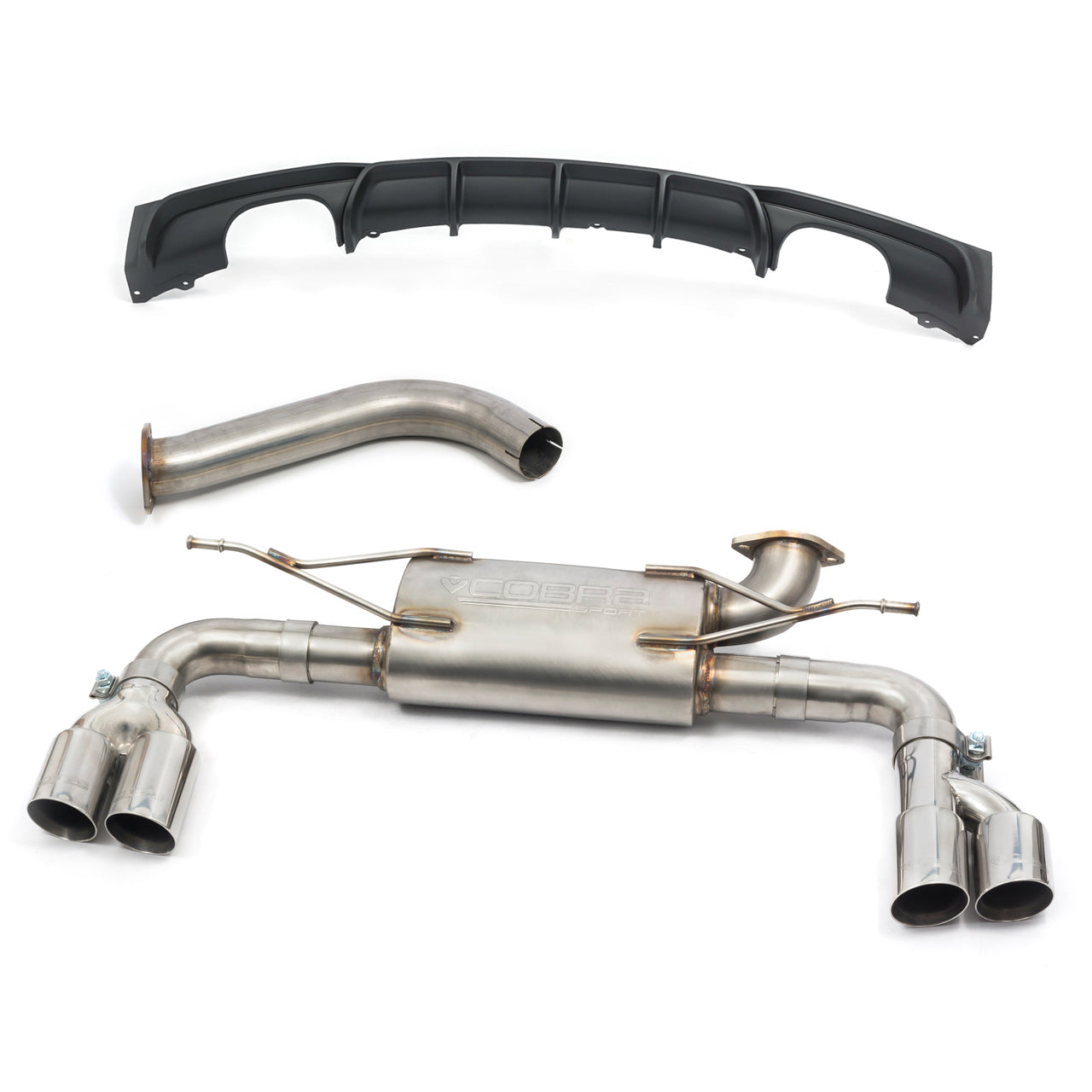 BMW 320i (F30 LCI/F31 LCI) (2011-19) Quad Exit M3 Style Performance Exhaust Conversion