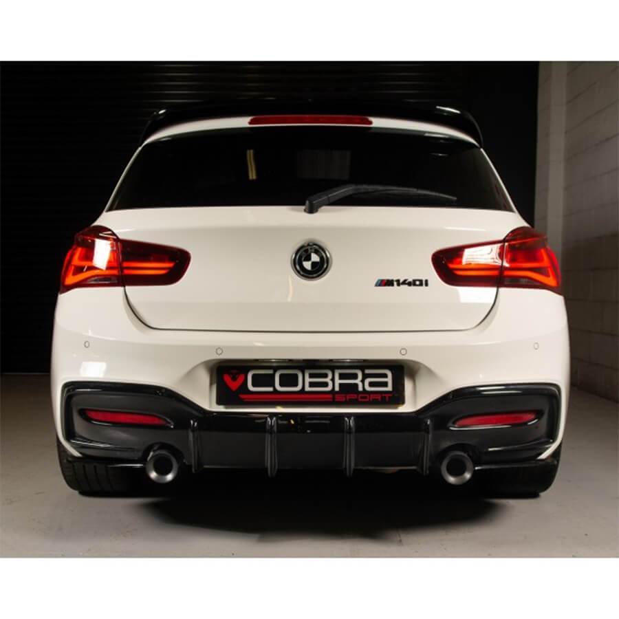 BMW M135i Exhaust Tailpipes - Larger 3.5" M Performance Tips - Replacement Slip-on OE Style