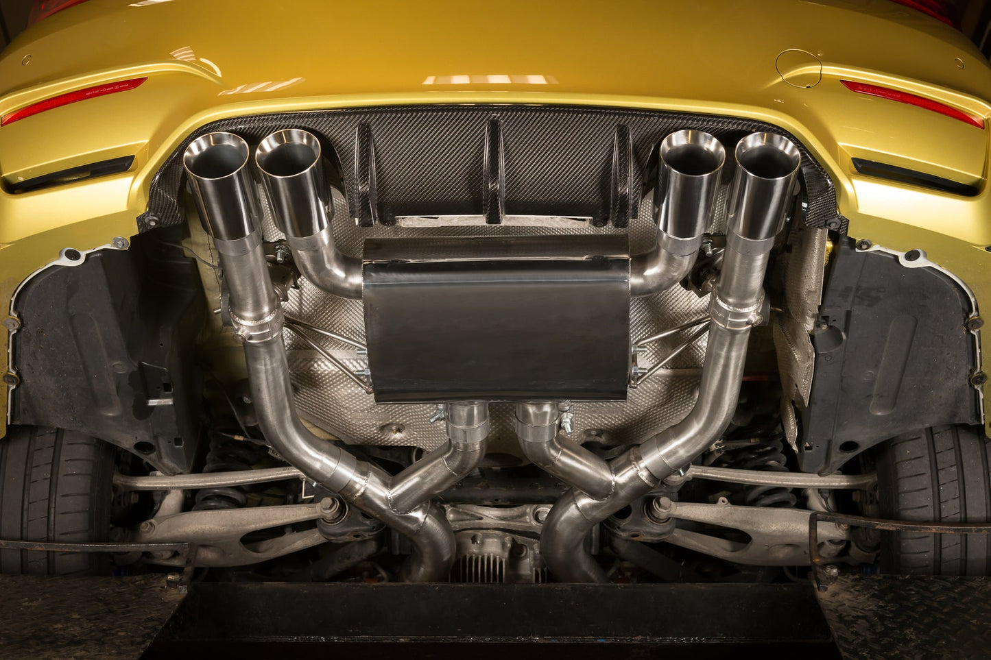 BMW M3 (F80) 3" Valved Primary Cat Back Performance Exhaust