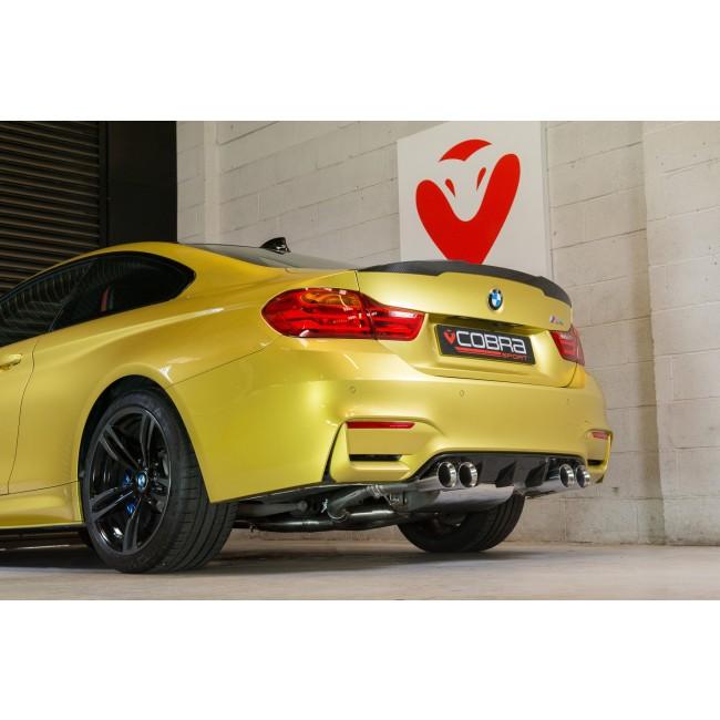 BMW M4 (F82) Coupe 3" Valved Primary Cat Back Performance Exhaust