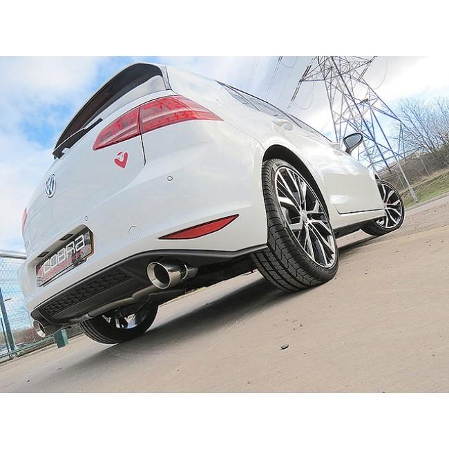 VW Golf GTD (Mk7) 2.0 TDI (5G) (14-17) GTI Style Cat Back Performance Exhaust