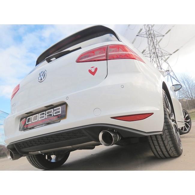 VW Golf GTD (Mk7.5) 2.0 TDI (5G) (17-20) GTI Style Rear Exhaust