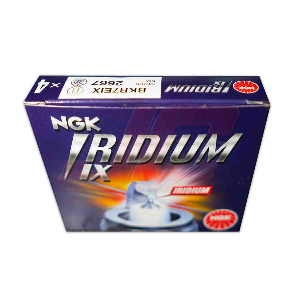 NGK BKR7EIX (x4) Iridium X Spark Plug Set - 2.0 TFSI (EA113) and 2.0 TSI (EA888 Gen1 / Gen2)