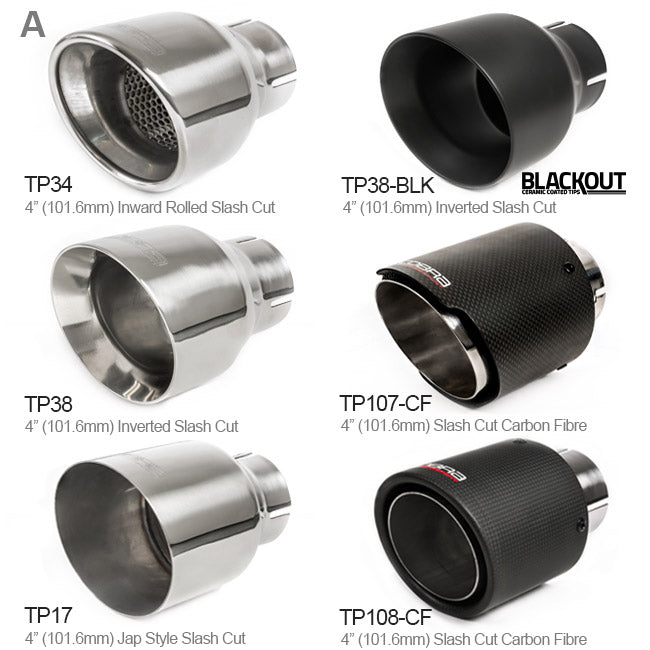 Honda Civic Type R (FK8) RHD Pre-GPF Models Cat Back Performance Exhaust