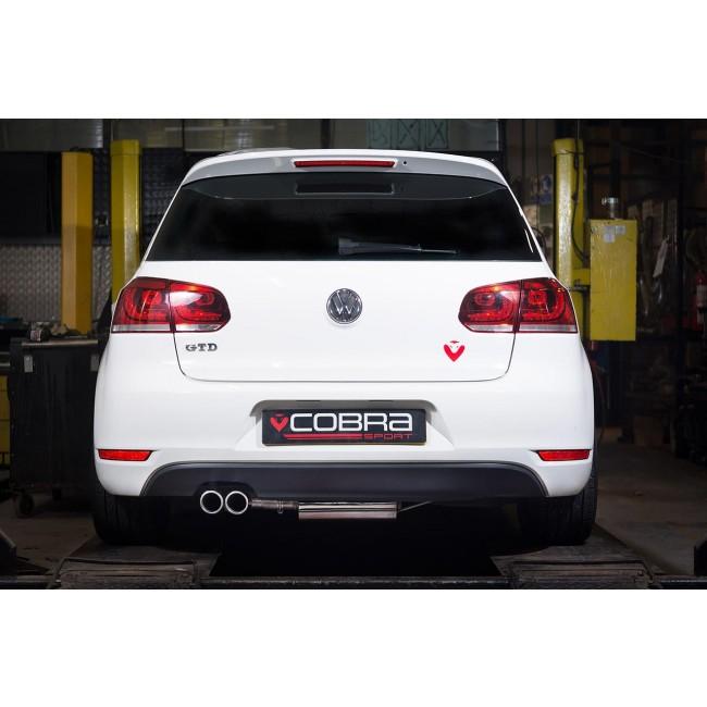 VW Golf GTD (Mk6) 2.0 TDI (5K) (09-13) Cat Back Performance Exhaust