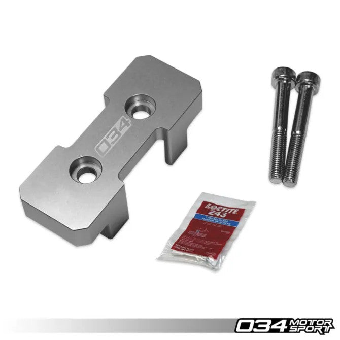 034 Motorsport - Transmission Mount Insert, B8 Audi A4/S4/RS4, A5/S5/RS5, Q5/SQ5 Billet Aluminum