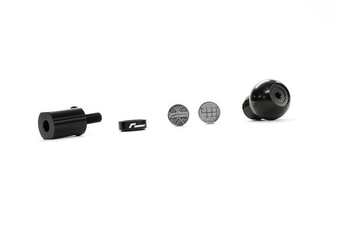 RacingLine Performance Billet Aluminium 'Manual' Gear Knob - Black - MQB / MQB Evo