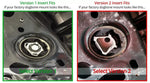 Load image into Gallery viewer, RacingLine Twin Dogbone Mount Inserts (MQB / MQB Evo)
