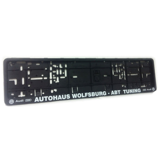 Autohaus Wolfsburg - ABT Number Plate Surround