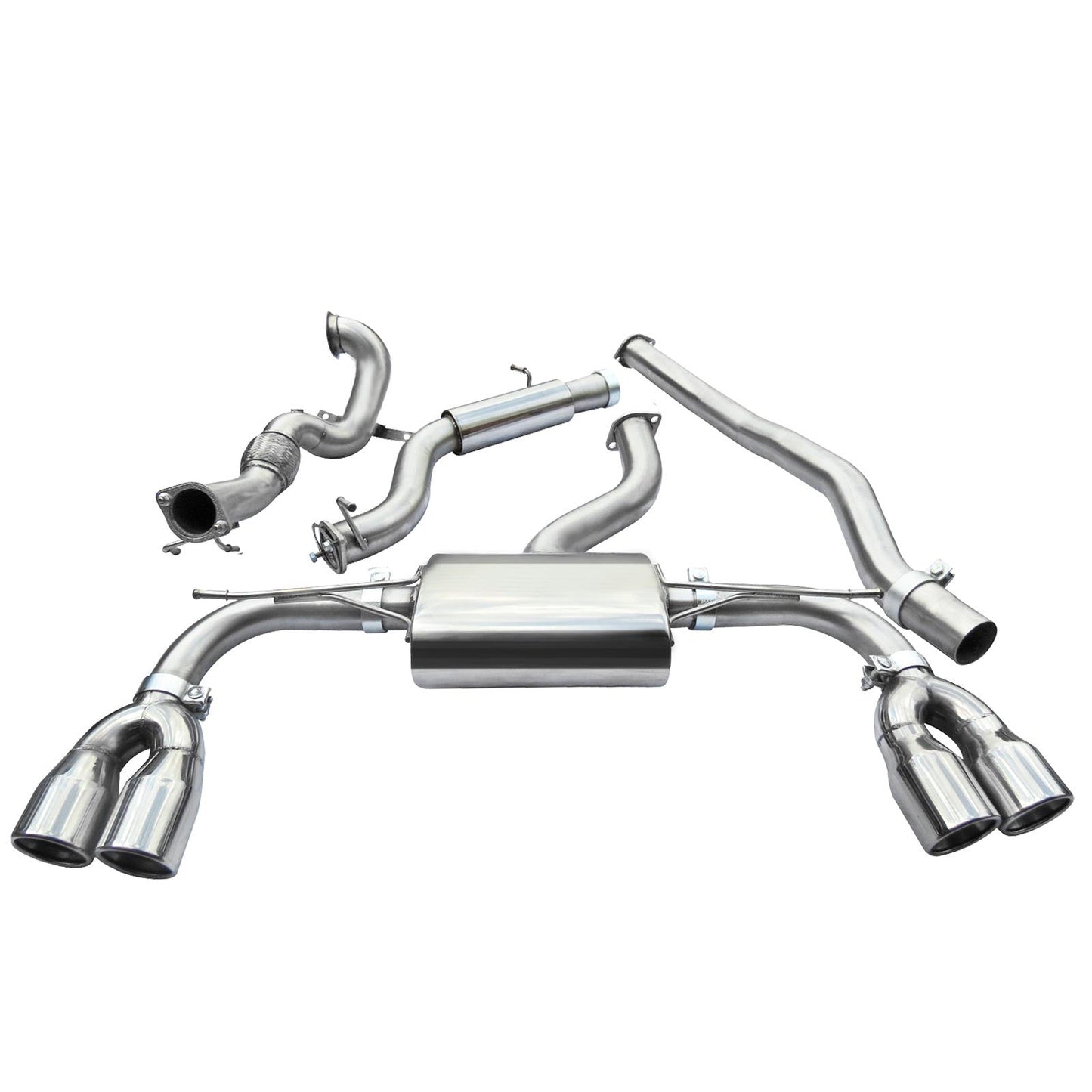 Audi S3 (8V) Saloon (Non-Valved) (13-18) Turbo Back Performance Exhaust