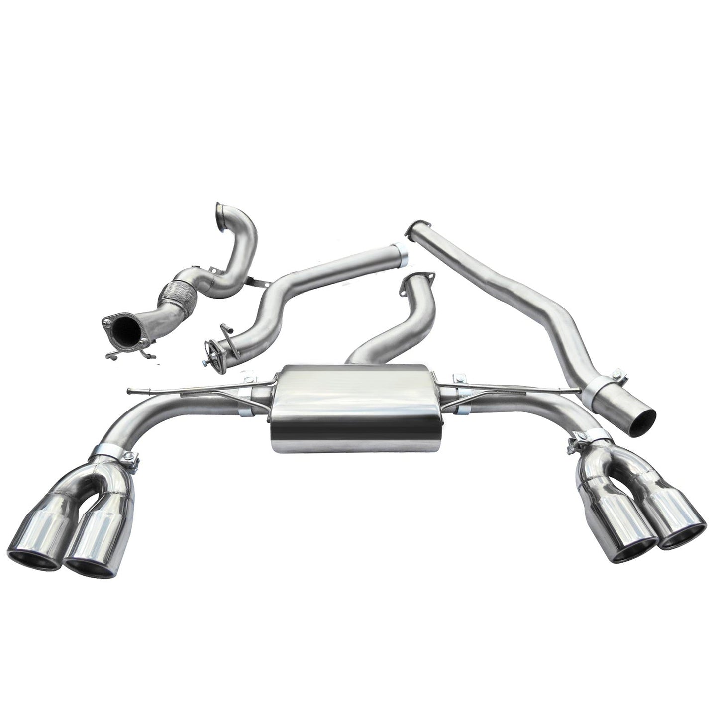 Audi S3 (8V) Saloon (Non-Valved) (13-18) Turbo Back Performance Exhaust