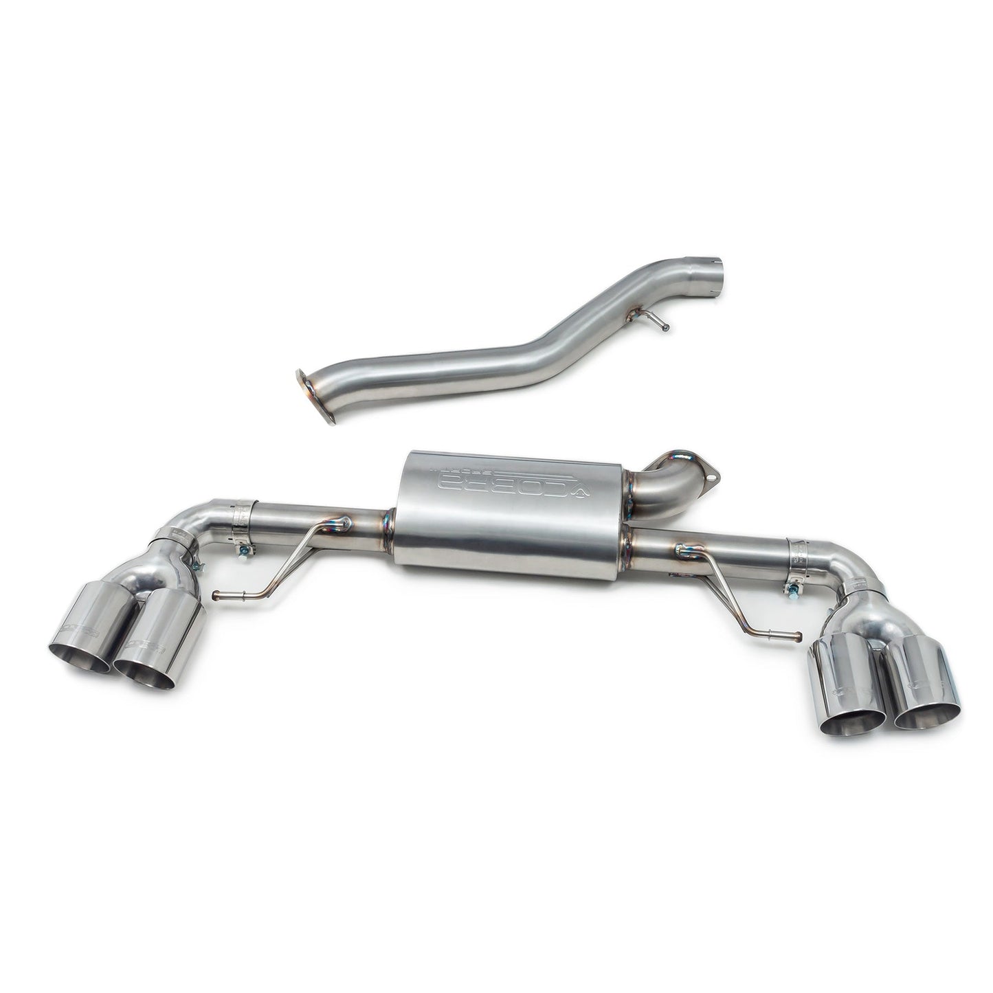 BMW 320i Touring (G21) (19>) Non-Valved Quad Exit M3 Style Performance Exhaust