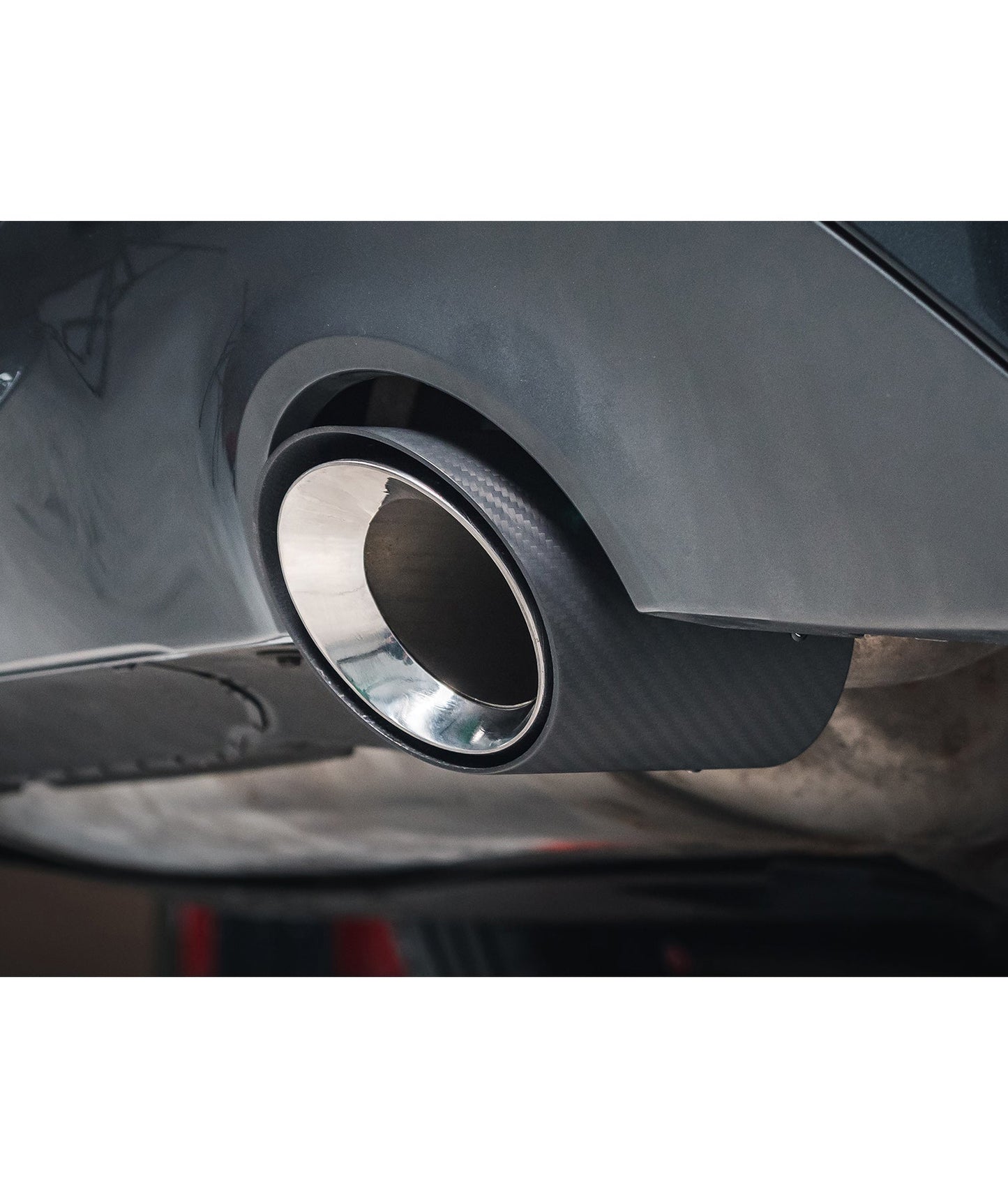 BMW 2 Series (G42) Carbon Fibre M Performance Tips - OEM Style Larger 3.5" Slip-on Replacement Tailpipes