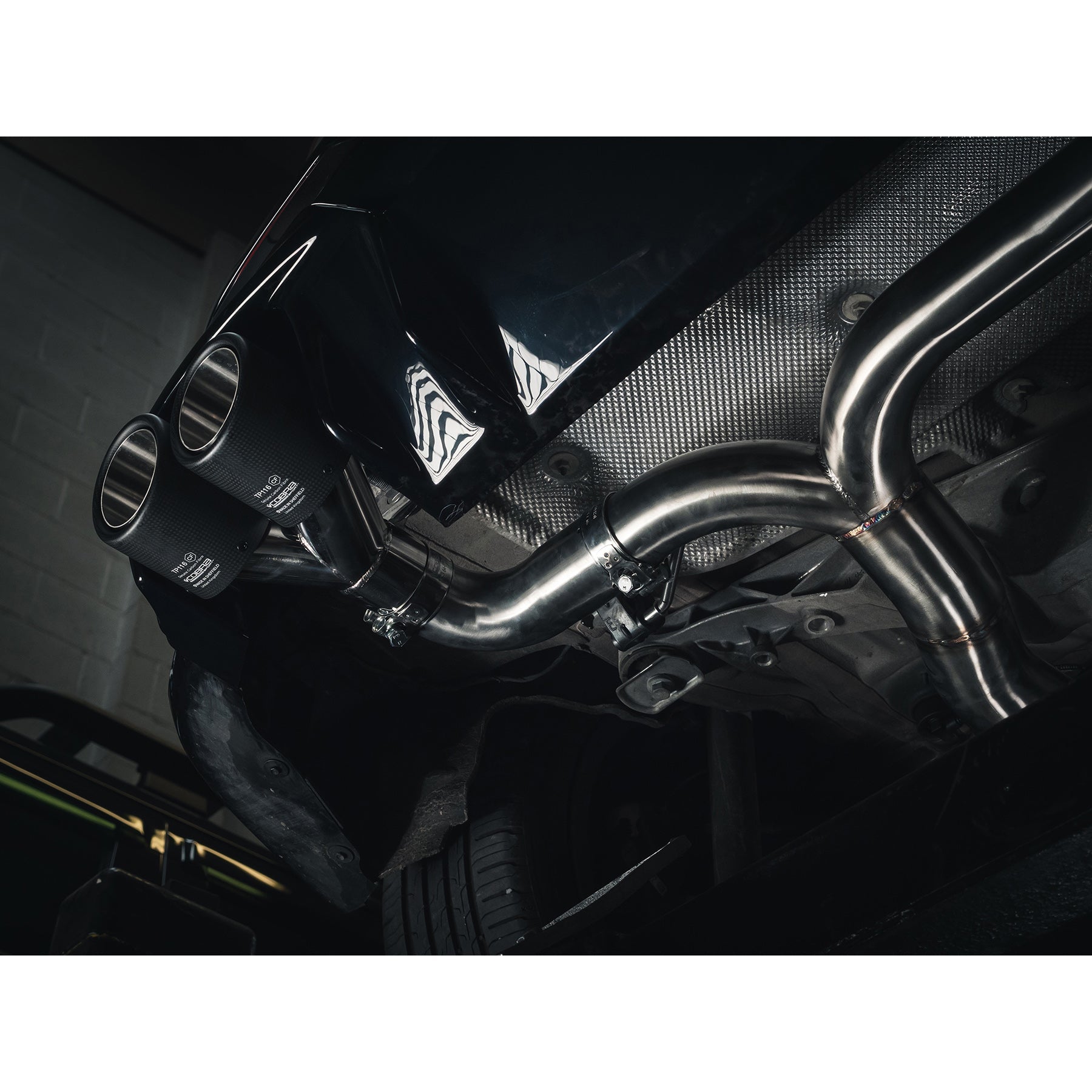 BMW M135i (F40) Venom Quad Exit M3 Style Race Box Delete Cat Back Performance Exhaust