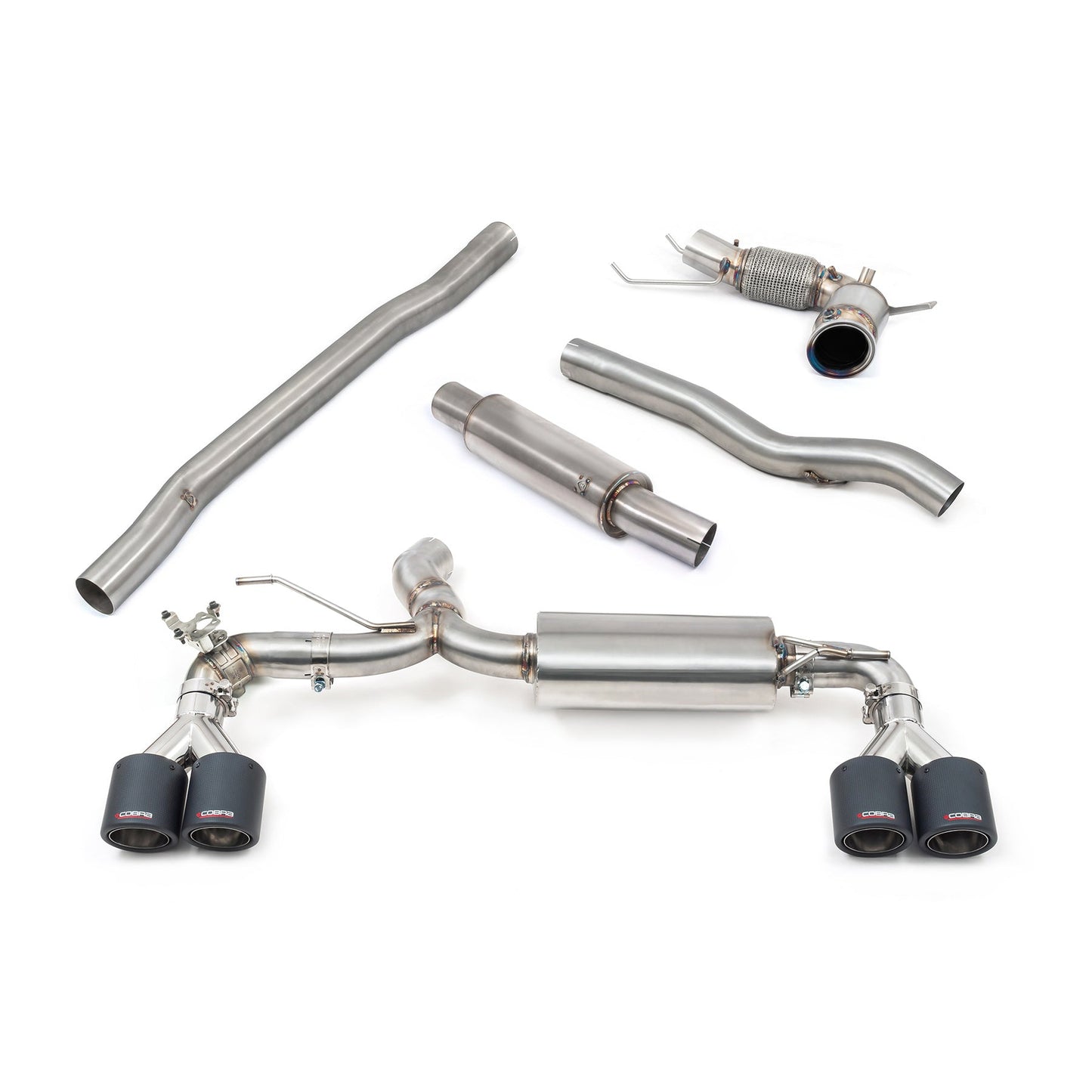 BMW M135i (F40) Quad Exit M3 Style Turbo Back Performance Exhaust