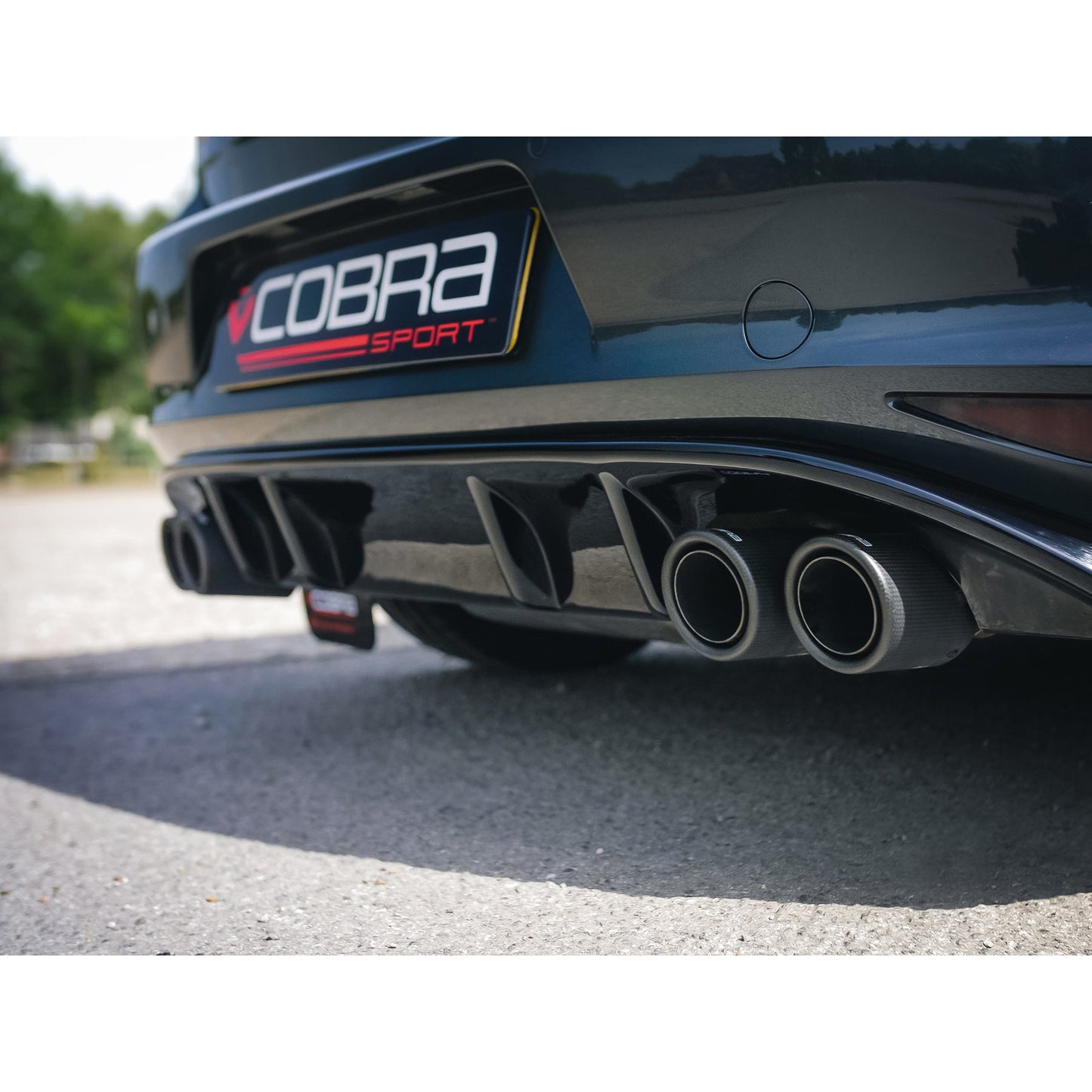 VW Golf GTI (Mk7) 2.0 TSI (5G) (12-17) Quad Exit Venom Box Delete Race Cat Back Golf R Style Performance Exhaust