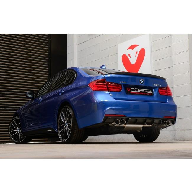 BMW 335D (F30/F31) Quad Exit M3 Style Exhaust Conversion