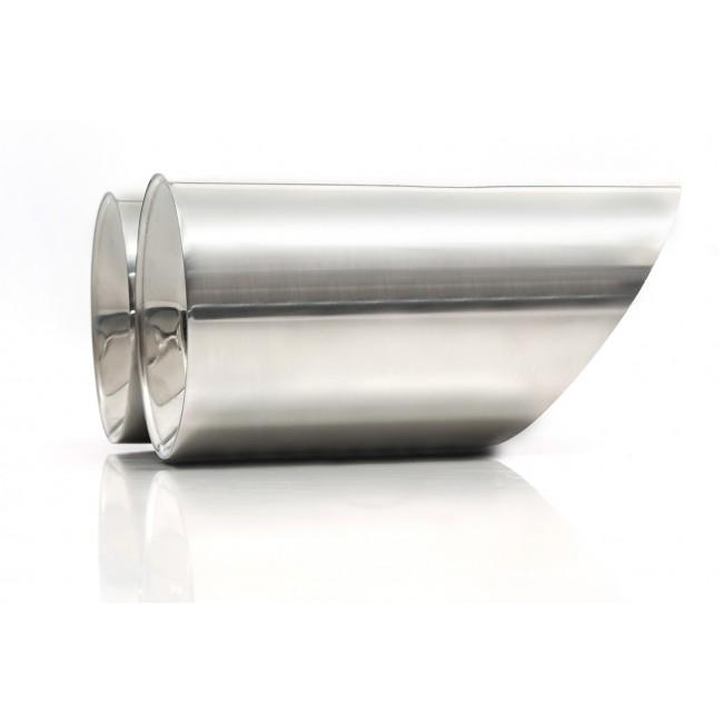 BMW 335i Exhaust Tailpipes - Larger 3.5" M Performance Tips - Replacement Slip-on OE Style