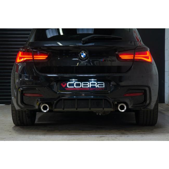 BMW M235i Exhaust Tailpipes - Larger 3.5" M Performance Tips - Replacement Slip-on OE Style