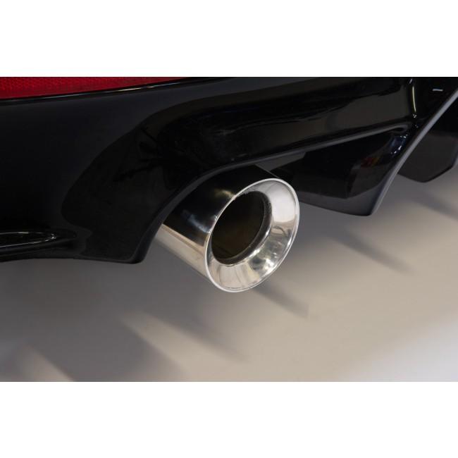 BMW 335i Exhaust Tailpipes - Larger 3.5" M Performance Tips - Replacement Slip-on OE Style