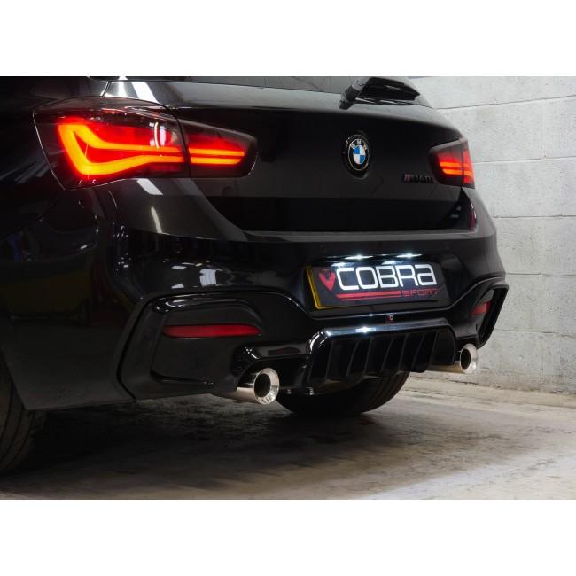 BMW M140i Exhaust Tailpipes - Larger 3.5" M Performance Tips - Replacement Slip-on OE Style