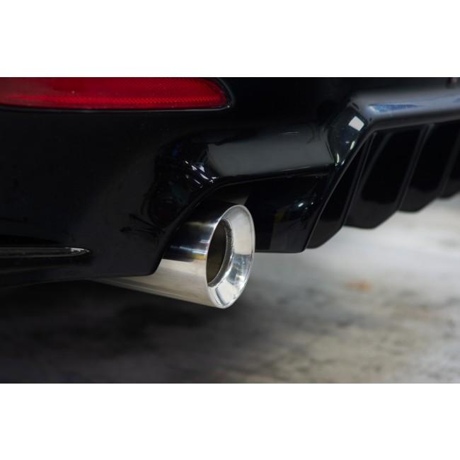 BMW 335i Exhaust Tailpipes - Larger 3.5" M Performance Tips - Replacement Slip-on OE Style