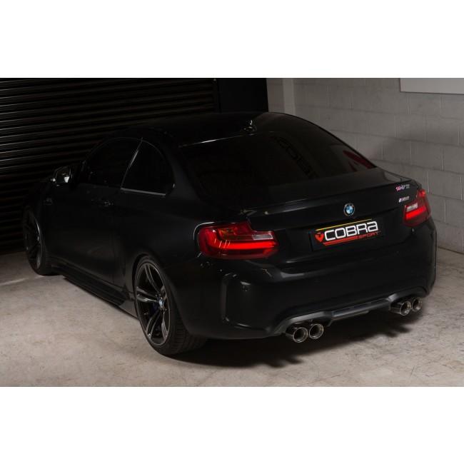 BMW M2 (F87) Coupe 3" Valved Cat Back Performance Exhaust