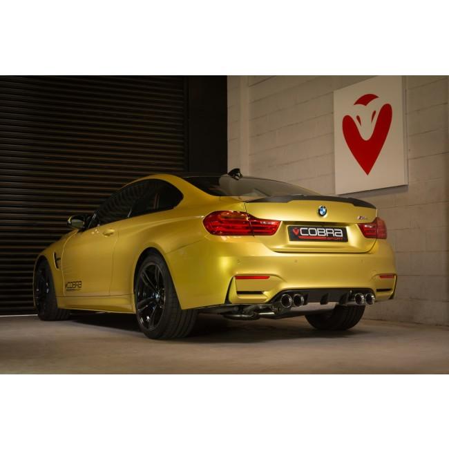 BMW M4 (F82) Coupe 3" Valved Secondary Cat Back Performance Exhaust