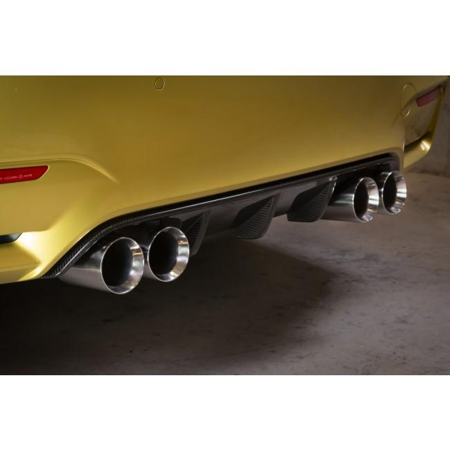 BMW M4 (F82) Coupe 3" Valved Secondary Cat Back Performance Exhaust