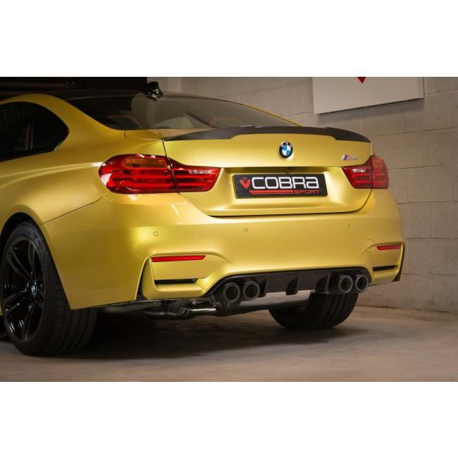 BMW M4 (F82) Coupe 3" Valved Secondary Cat Back Performance Exhaust