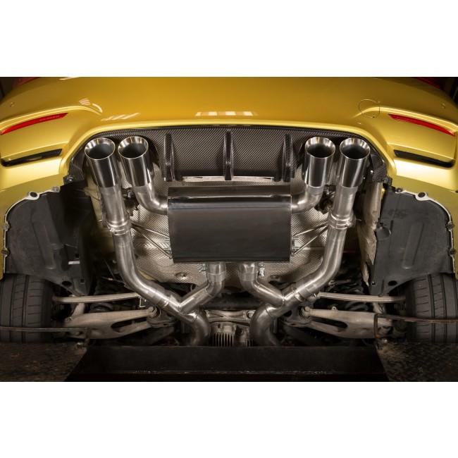 BMW M4 Competition (F82 LCI) Coupé 3" Valved Secondary GPF Back Performance Exhaust