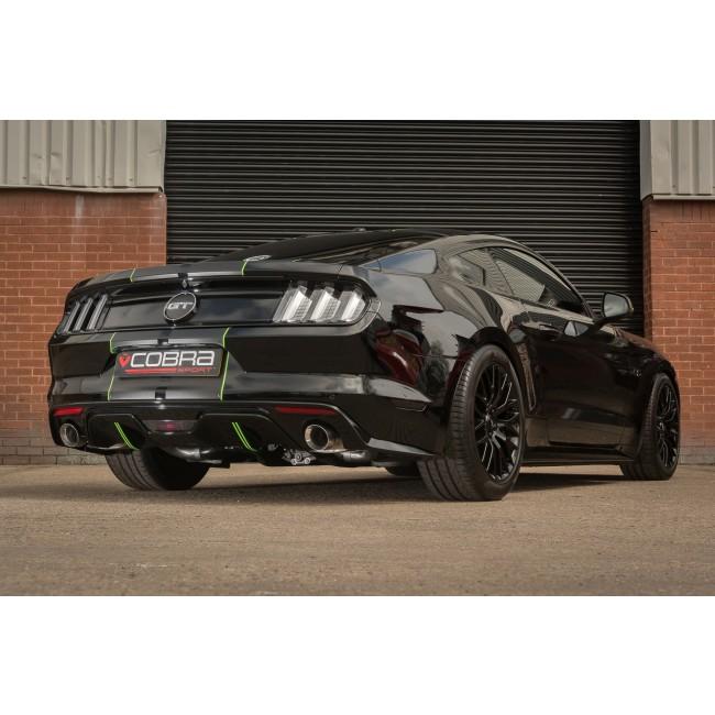 Ford Mustang 2.3 EcoBoost Fastback (2018>) 2.5" Venom Box Delete Axle Back Performance Exhaust