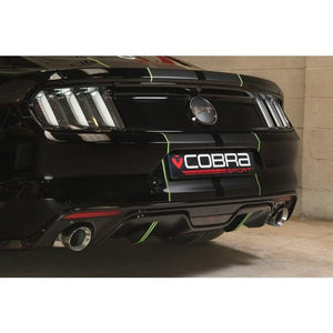 Ford Mustang 2.3 EcoBoost Convertible (2018>) 2.5" Venom Box Delete Axle Back Performance Exhaust