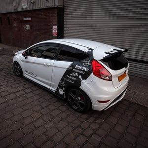 VUDU Branded Rear Quarter Wrap Car Decal