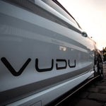 Load image into Gallery viewer, VUDU Branded Rear Quarter Wrap Car Decal
