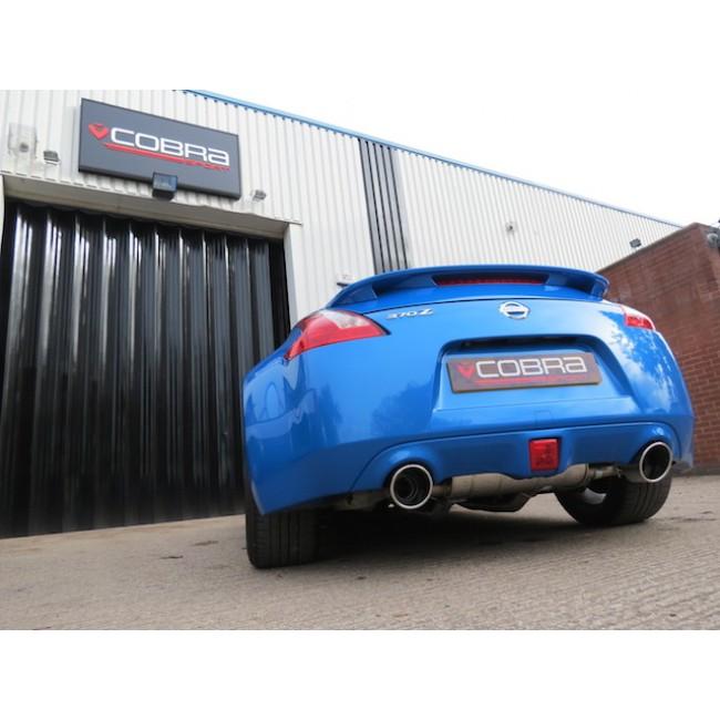 Nissan 370Z Cat Back Performance Exhaust (Y-Pipe, Centre and Rear Sections)
